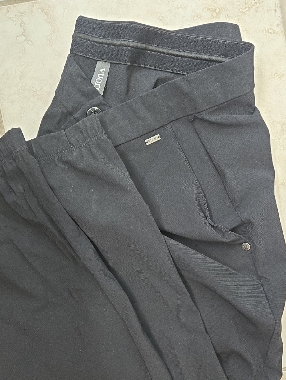 Vuori Men's Black Athletic Dress Pants